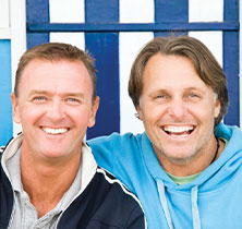 Photo of two men smiling. Links to Donor-Advised Funds Photo of two men smiling. Links to Donor-Advised Funds
