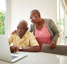 Photo of couple at computer. Links to Gifts That Protect Your Assets page. Photo of couple at computer. Links to Gifts That Protect Your Assets page.