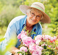 Photo of lady gardening. Links to Gifts of Real Estate page. Photo of lady gardening. Links to Gifts of Real Estate page.